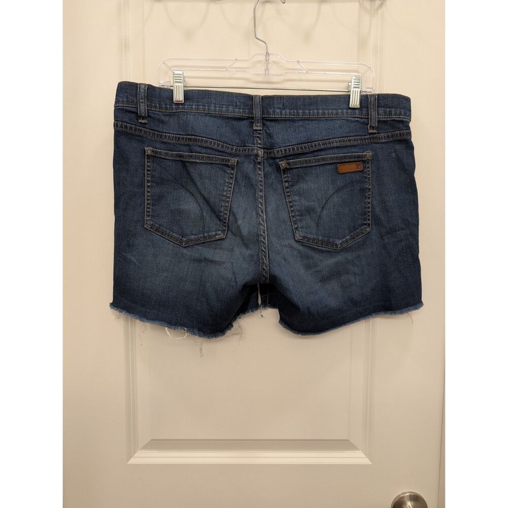 Joe's Jeans Womens 31 Denim Raw Hem Rolled Cuff Shorts FLAW